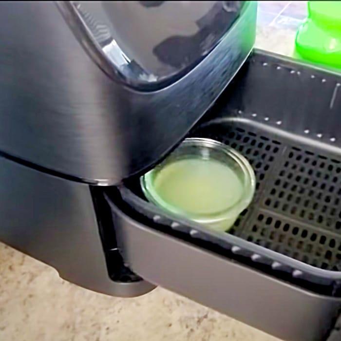 Clean Out An Air Fryer - Rid The Air Fryer Of The Plastic Smell - How To Clean An Appliance With A Toothbrush