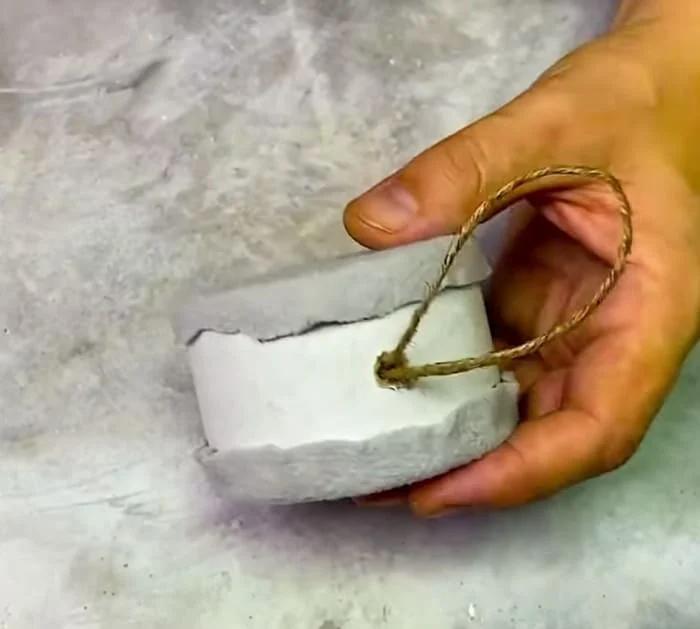 Christmas Drum Ornament Made from Tape Roll Tutorial