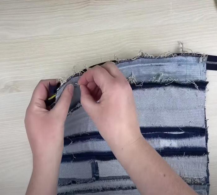 Tote Bag Made From Jeans