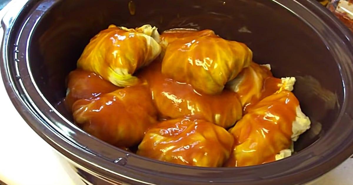 Crockpot Stuffed Cabbage Rolls Recipe