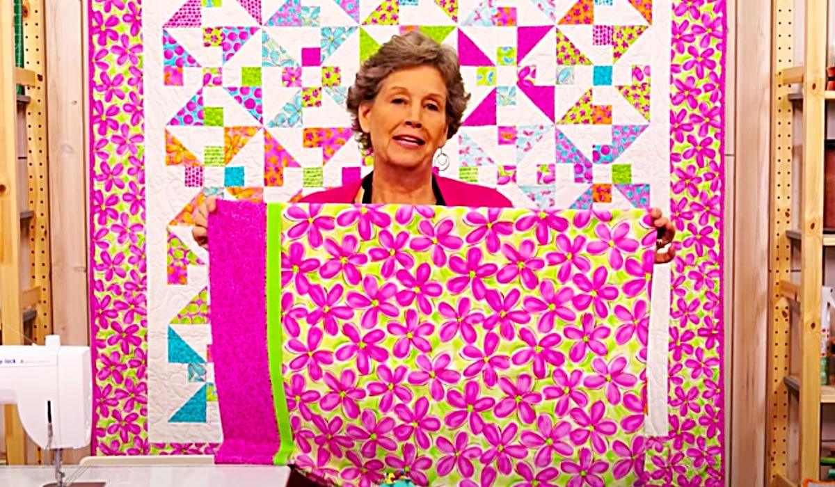 Pinwheel Frolic Pillowcase With Jenny Doan