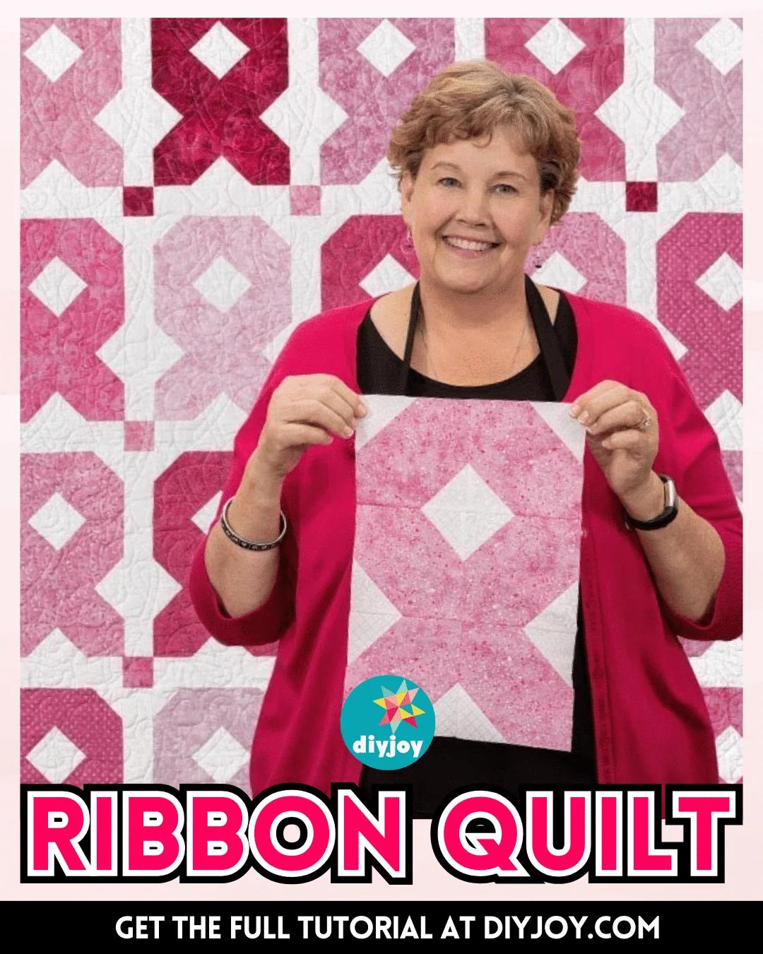 Easy Ribbon Quilt Tutorial For Beginners