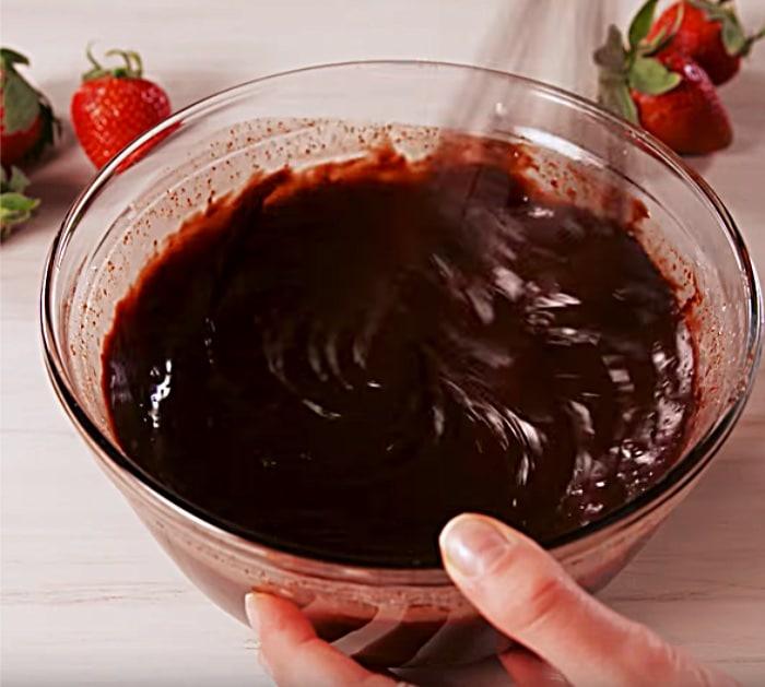 Make some strawberry brownies for Valentines Day