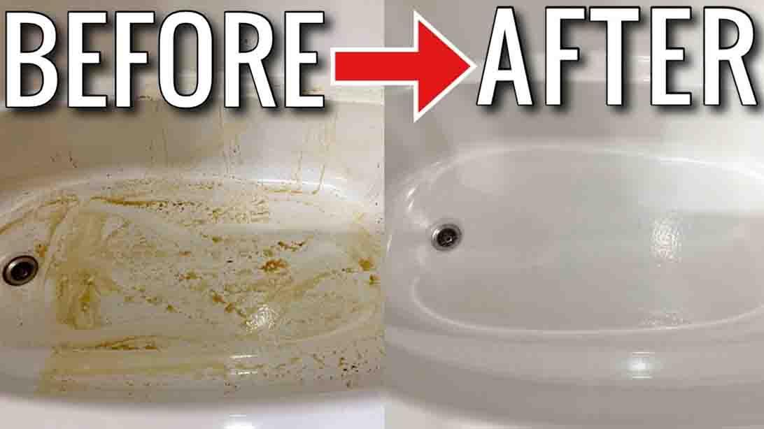 No-Scrub Bathtub Cleaning Hack