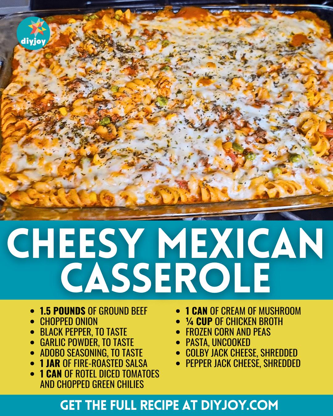 Easy Cheesy Mexican Casserole Recipe