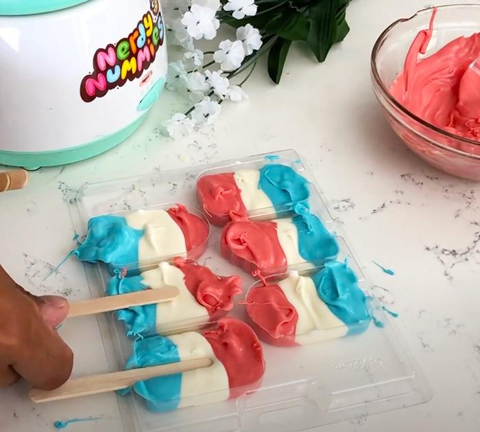Firecracker Popsicle Fourth Of July Cupcake Recipe | Homemade Recipes