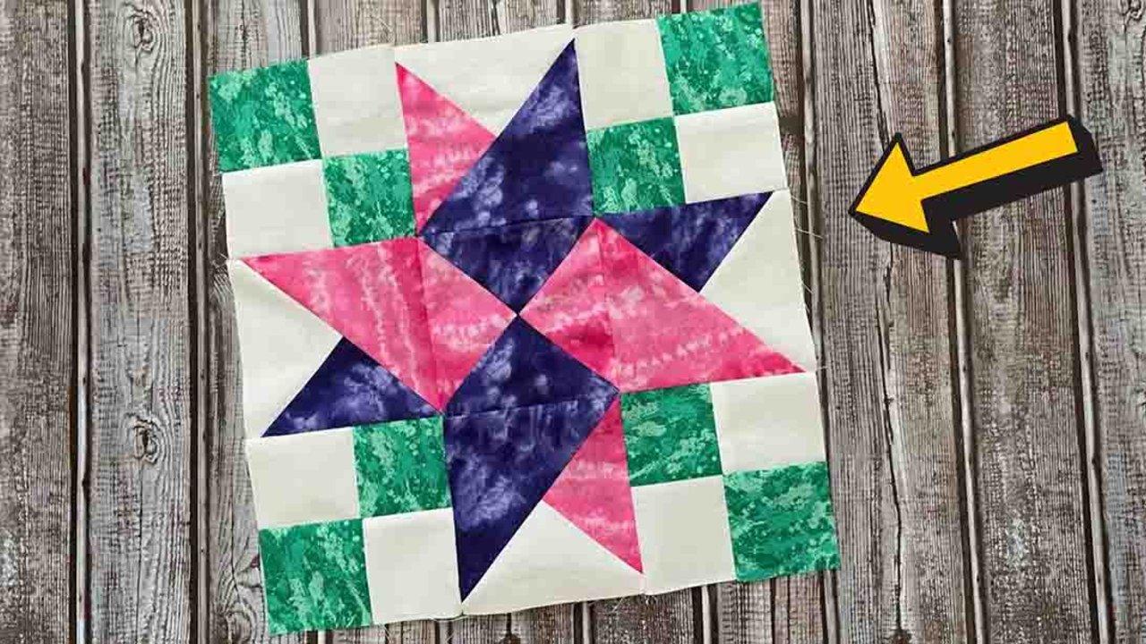 Isabella Star Quilt Block Tutorial