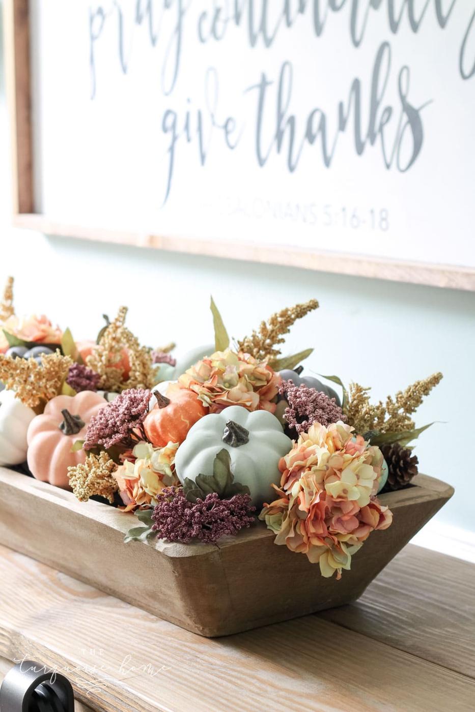 Rustic Dough Bowl Centerpiece, a piece that looks far pricier than it is and easy enough for a first try at home