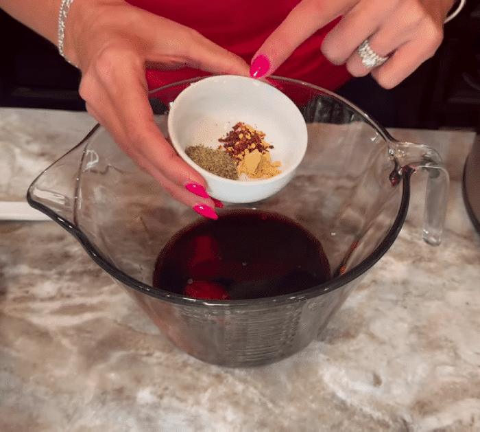 Ingredients for Crockpot Bourbon Chicken