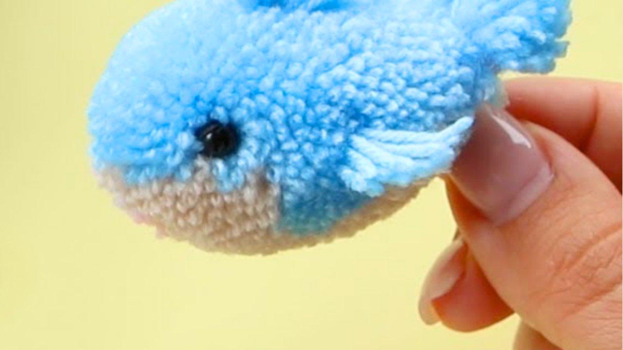 Easy DIY Baby Shark Pompom Tutorial