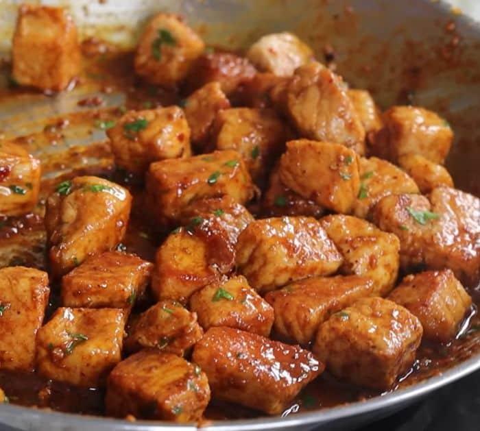 Easy and Delicious Garlic Butter Pork Bites Recipe