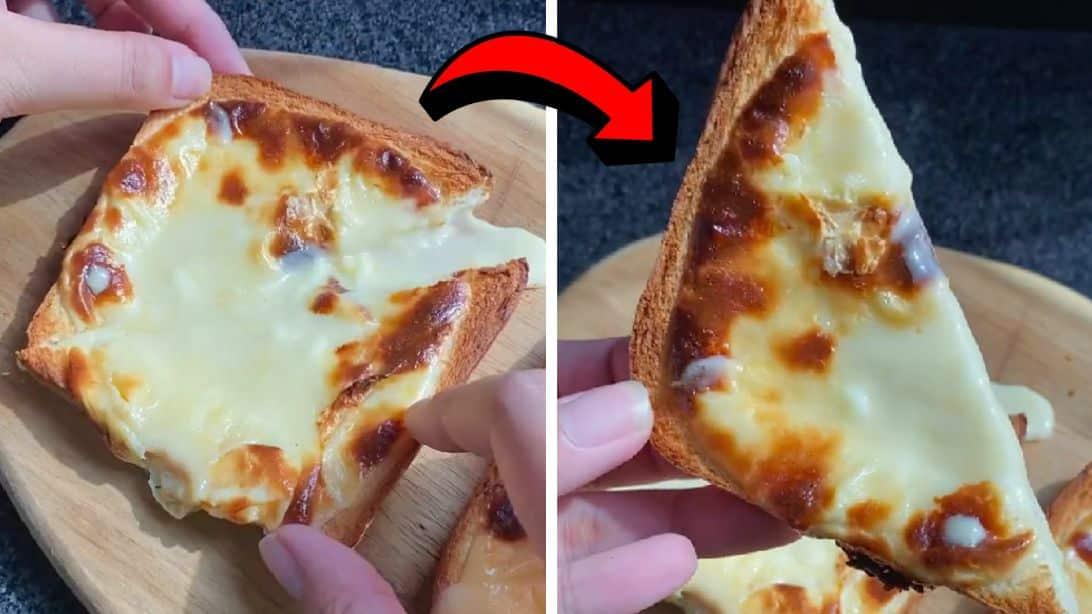 5-Ingredient Burnt Basque Toast Using Leftover Bread
