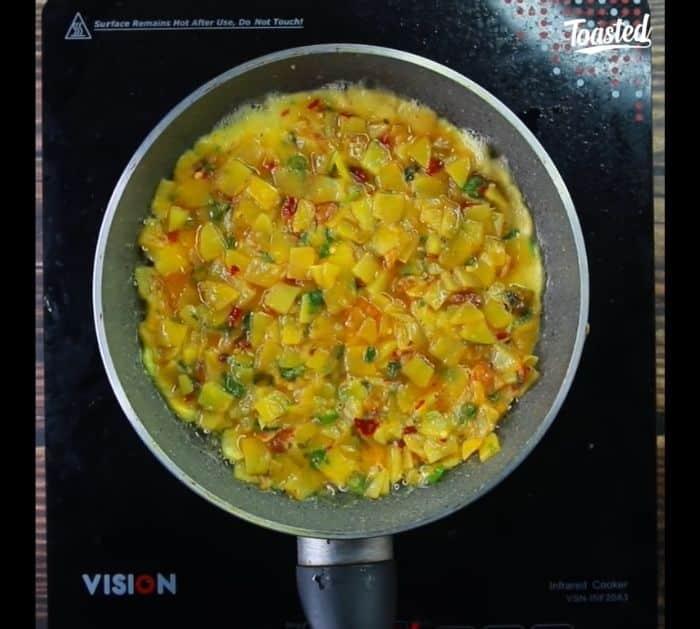 Breakfast Potato Omelet Recipe Instructions
