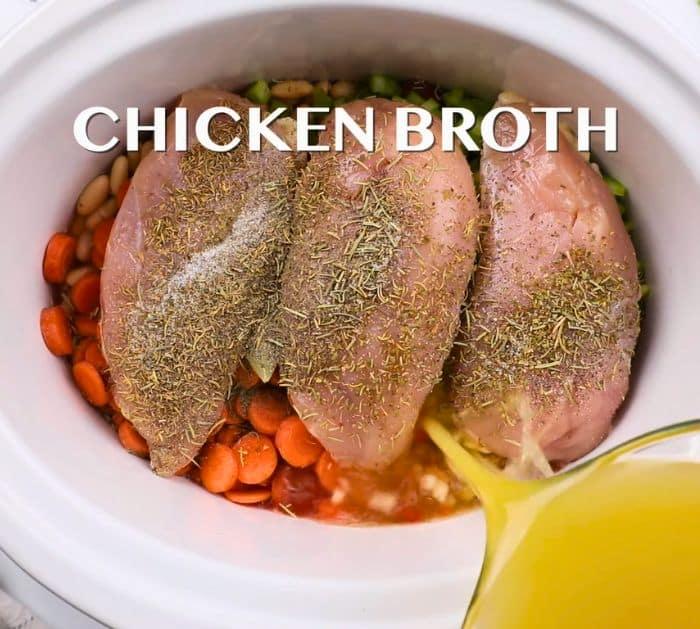 Tuscan Chicken White Bean Soup Ingredients