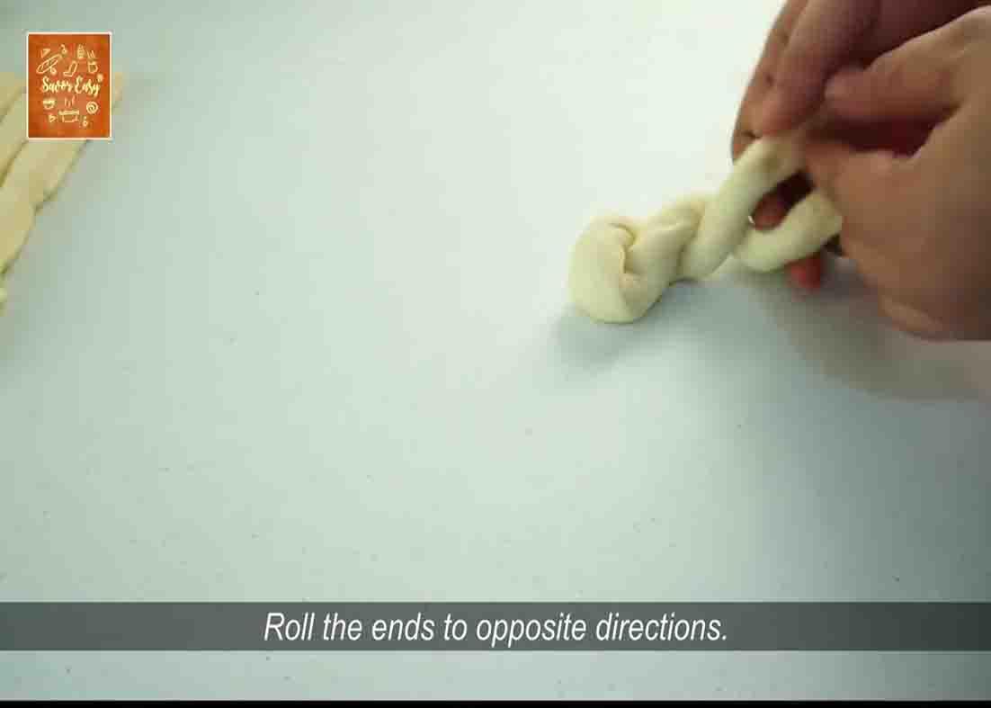 Making the twisted doughnuts