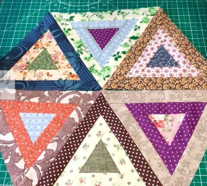 How to Make a Triangle and Strip Fusion Quilt