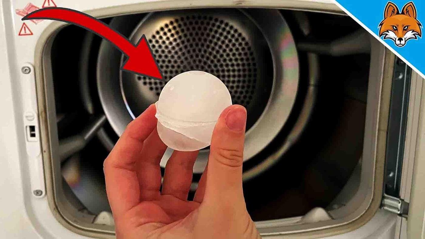 Ice Cube Dryer Hack if You Hate Ironing