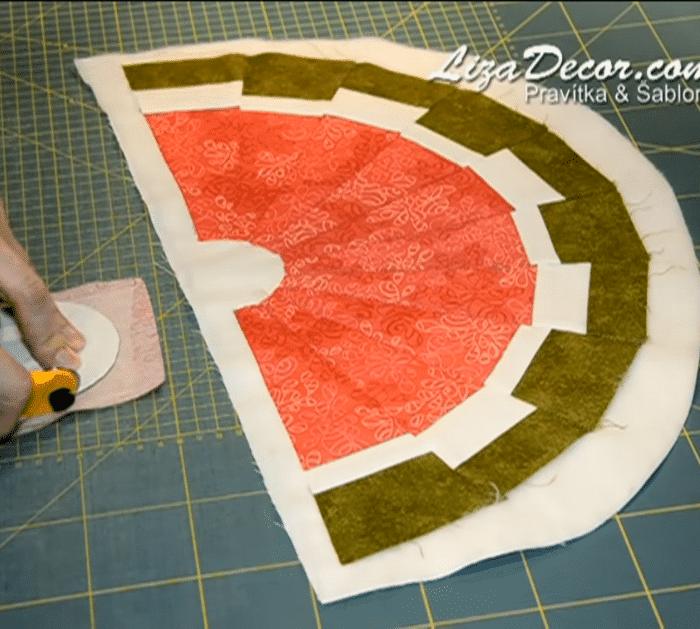 Fruit Quilt Placemat Tutorial DIY