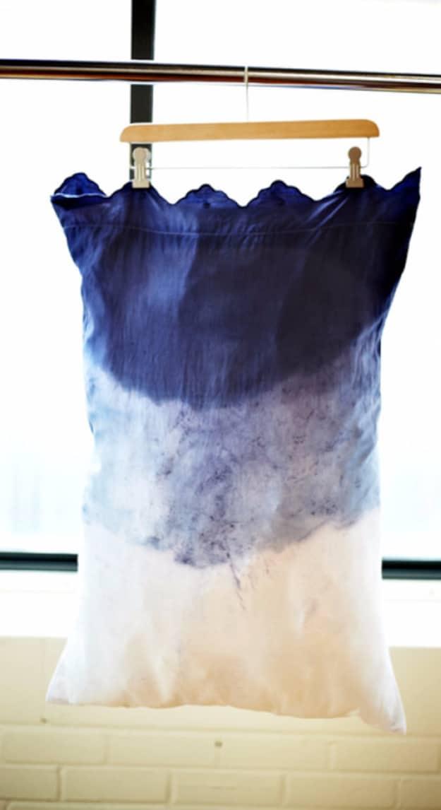 Dip Dye Pillowcase, a favorite pick from this roundup and a project that comes together in an afternoon