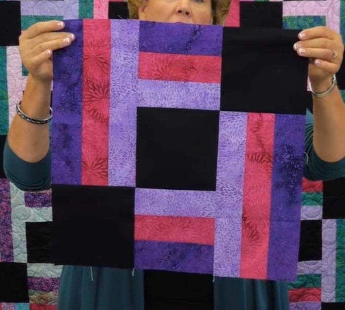Town Square Quilt Using 2.5-Inch Strips Project