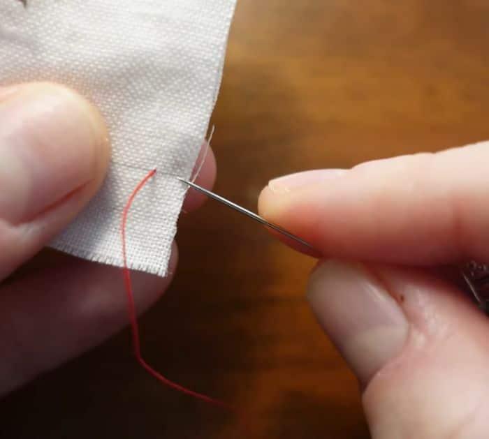 Hand Sewing Tutorial Backstitching Steps (1)