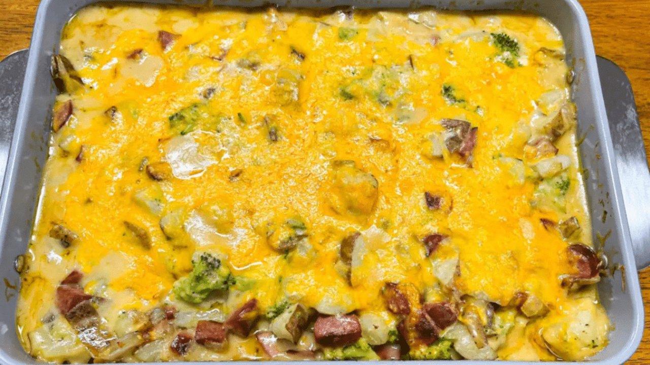 Easy Potato, Sausage, & Broccoli Casserole Recipe
