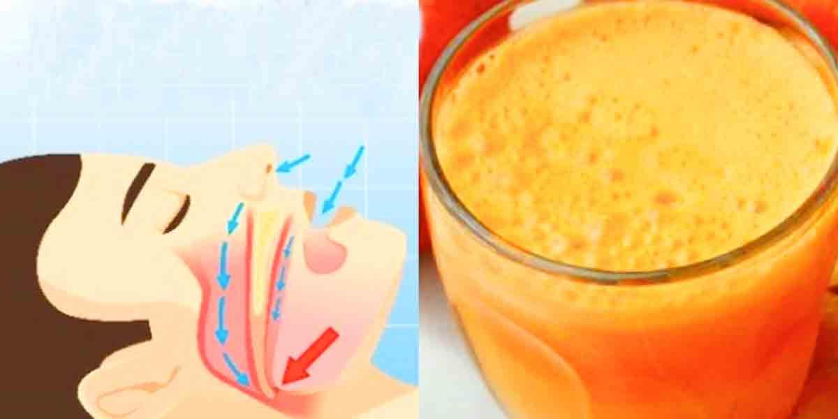 Drink This Juice Before Bedtime To Stop Snoring And Sleep Apnea