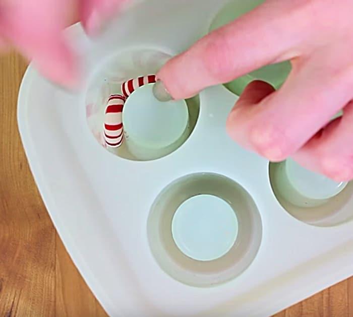 Learn to make candy cane infused vodka and candy cane shot glasses