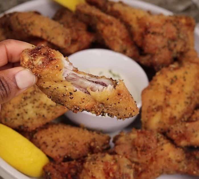 How To Make Crispy Lemon Pepper Chicken Wings