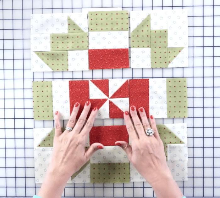 How to Make a Peppermint Bark Quilt Block