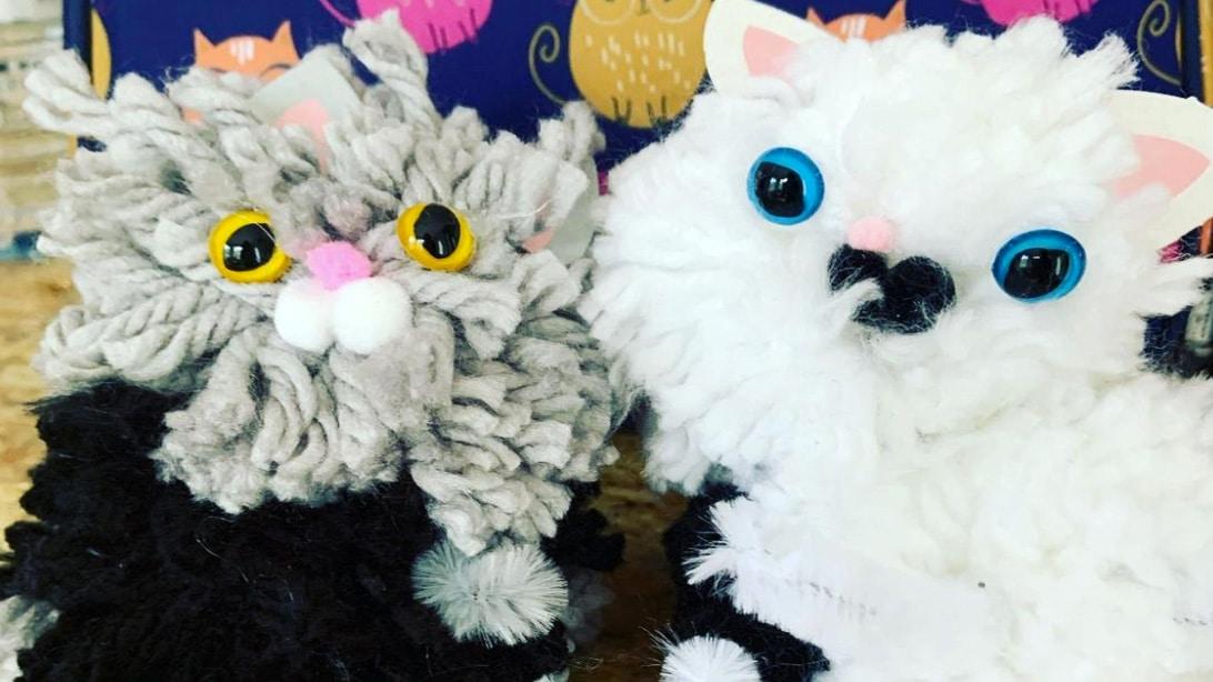How to Make DIY PomPom Kittens