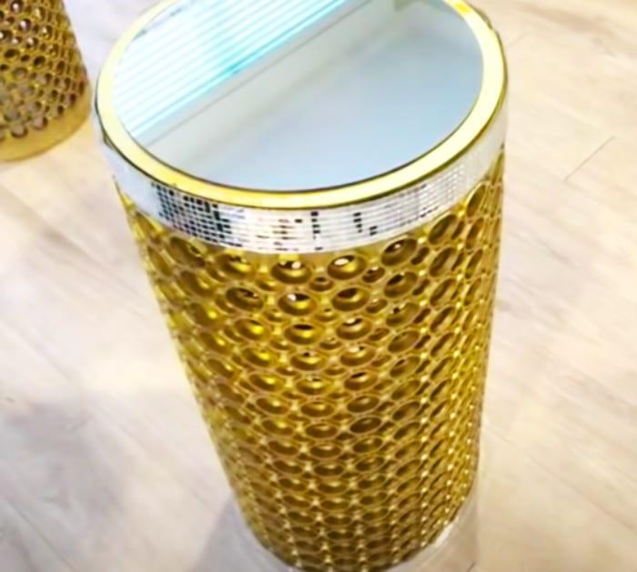 DIY Side Tables - Glam Furniture - How To Make An End Table