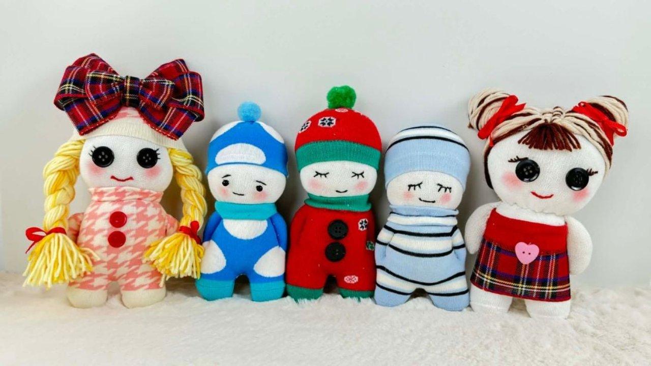 Easy Handmade Sock Dolls