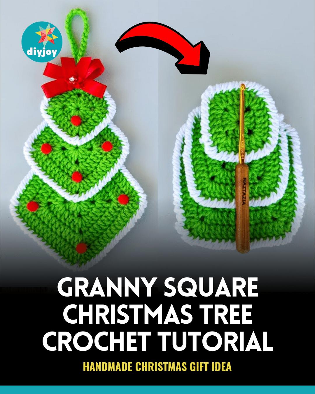 How To Crochet A Granny Square Christmas Tree