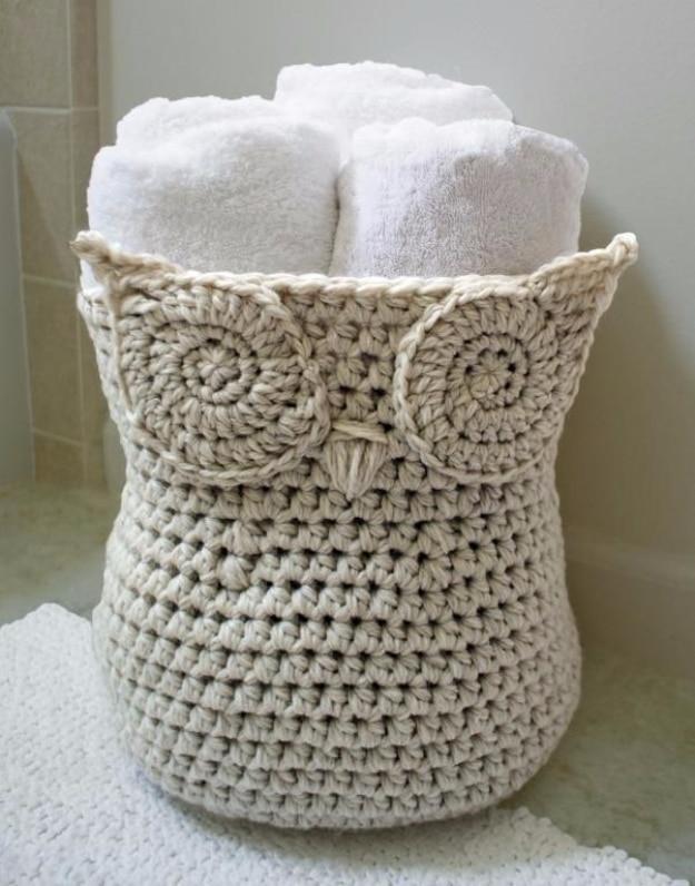 Crochet Owl Baskets, simple enough for a first try at the craft and proof a small change makes a real difference