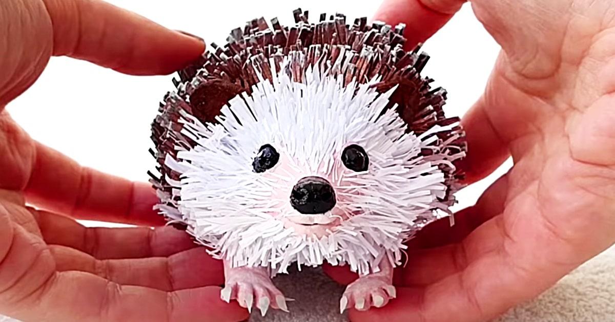 How To Make A Paper Hedgehog