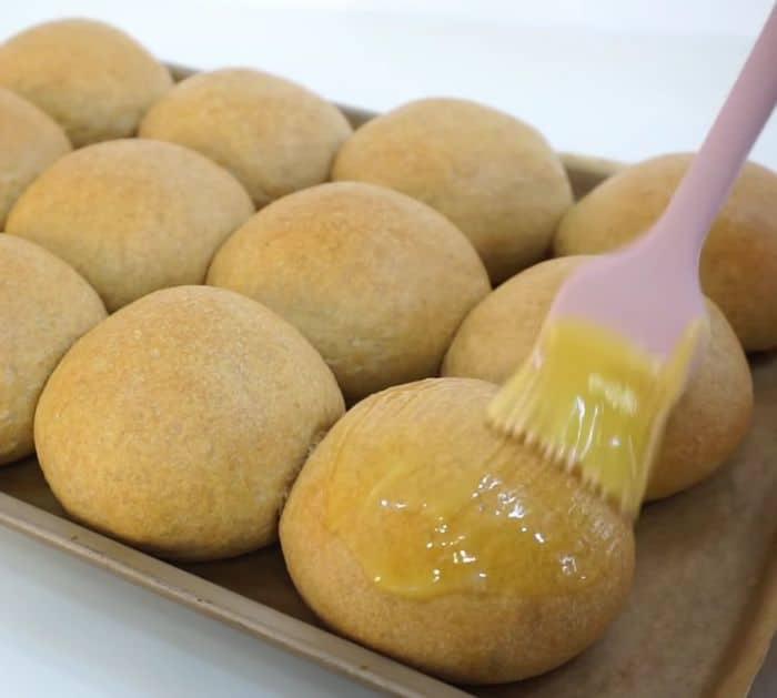How To Make Whole Wheat Honey Butter Glazed Buns