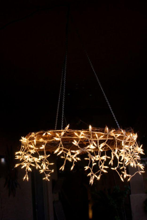 DIY Icicle Chandelier, simple enough for a first attempt at the idea and style that outlasts the trend it started with