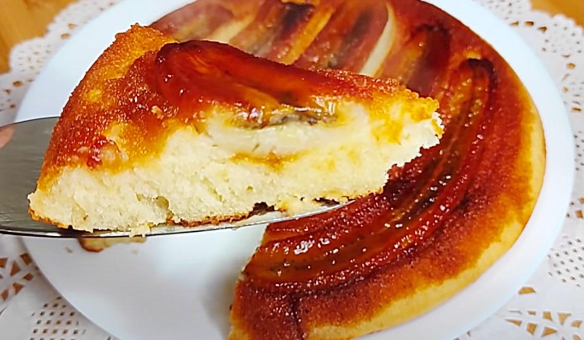 Skillet Banana Cake Recipe