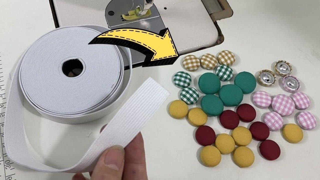 The Easiest Way To Make Fabric Buttons