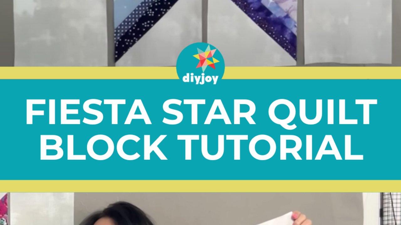 Fiesta Star Quilt Block Tutorial