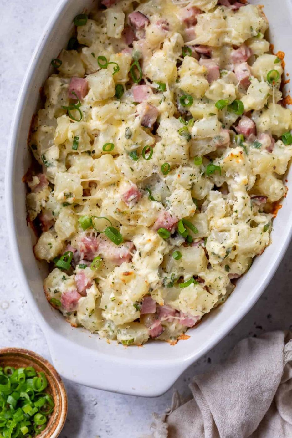 Ham and Potato Casserole, a casserole recipe worth adding to the dinner rotation and worth trying at your next gathering