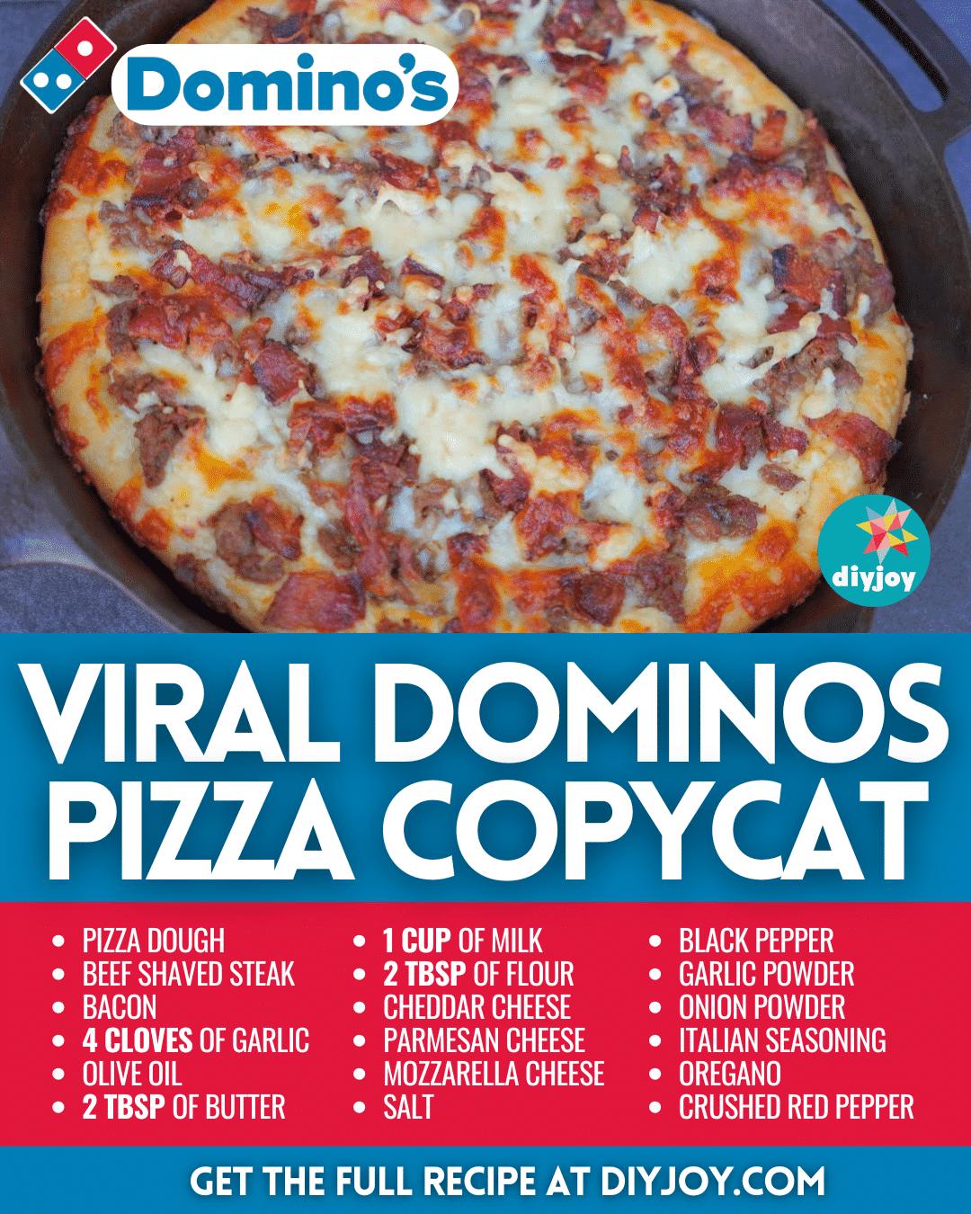 Viral Dominos Pizza Copycat Recipe