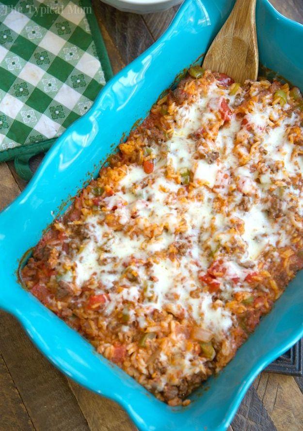 Stuffed Pepper Casserole, one of the best casserole recipes on this list and a crowd pleasing option for any occasion