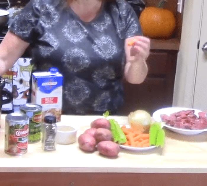Ingredients for Crockpot Beef Stew