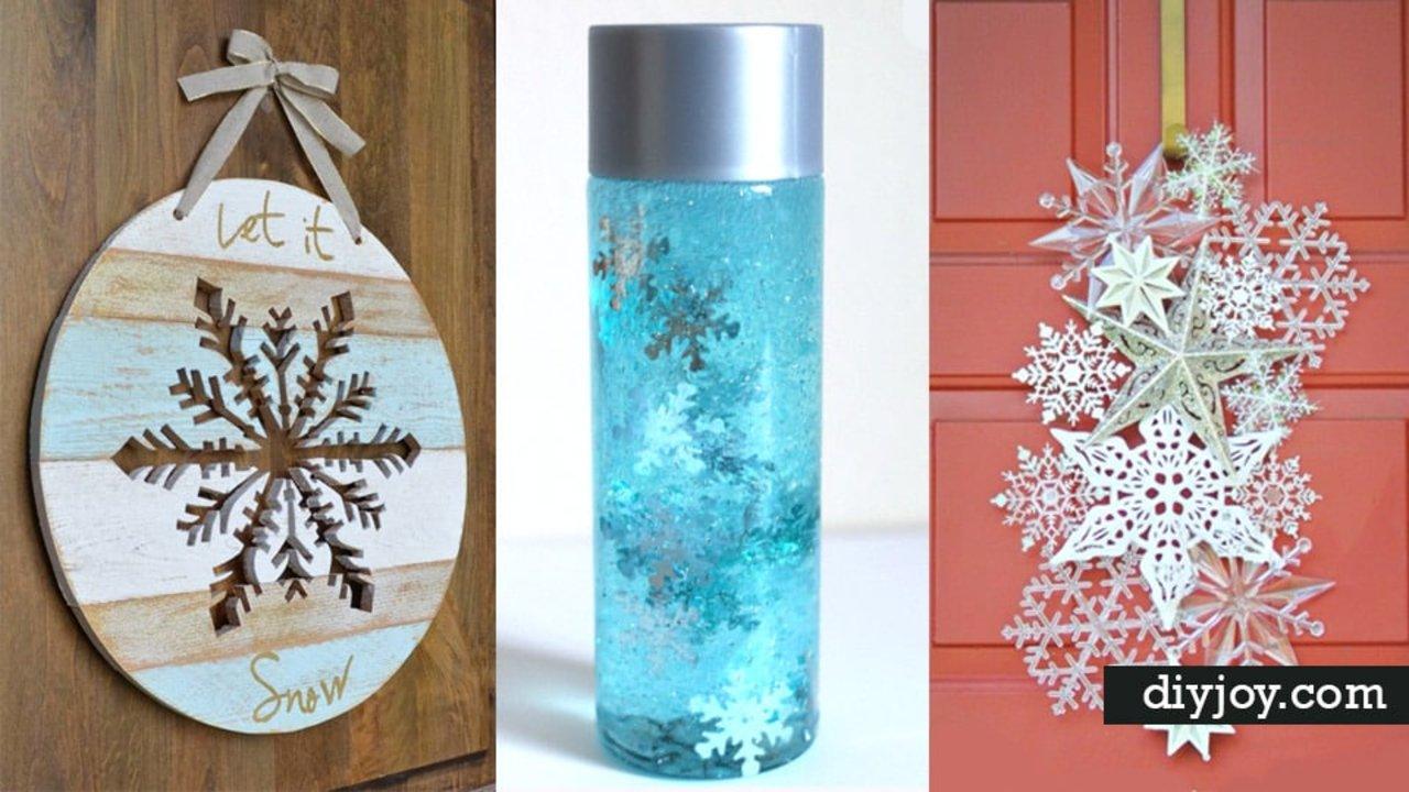 26 Creative DIY Projects With Snowflakes