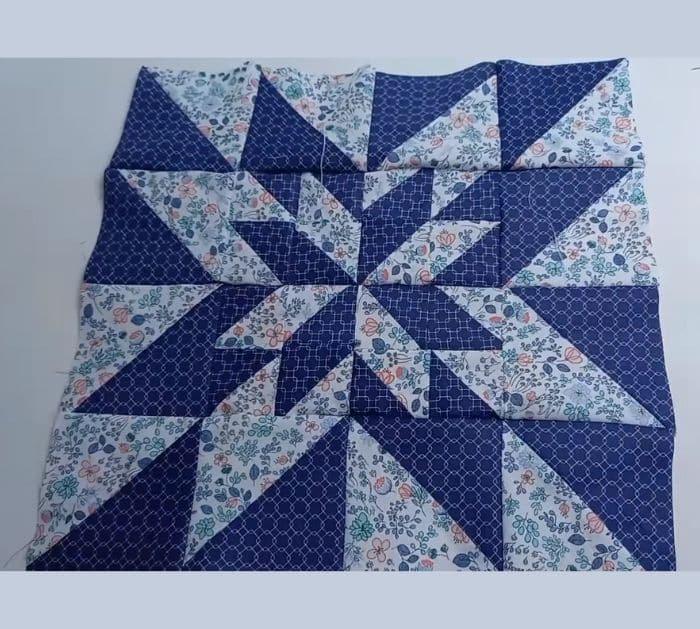 Star Patchwork Pillowcase Tutorial Sewing