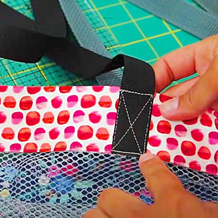 How To Make A Mesh Tote Bag - Easy Tote Bag Pattern - Beach And Pool Bag Pattern