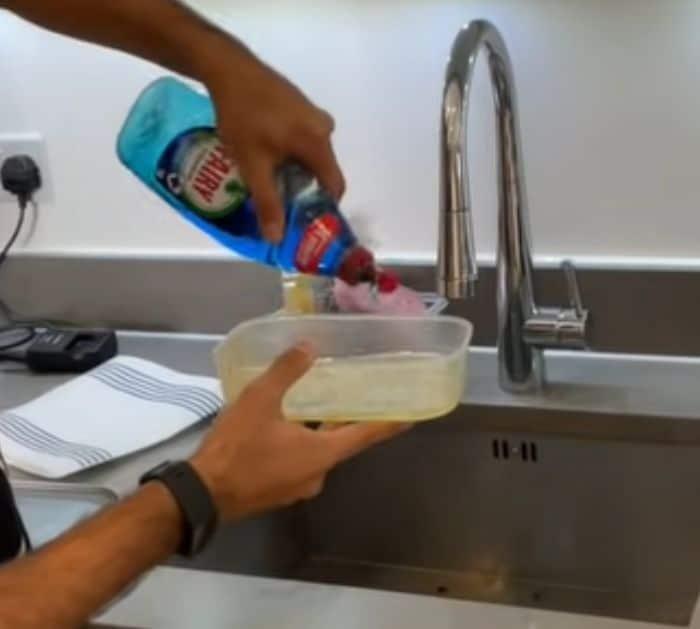 What You Need to Clean Oily Plastic Containers