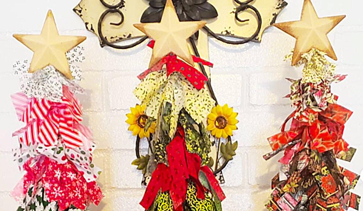 Dollar Tree DIY Rag Christmas Tree